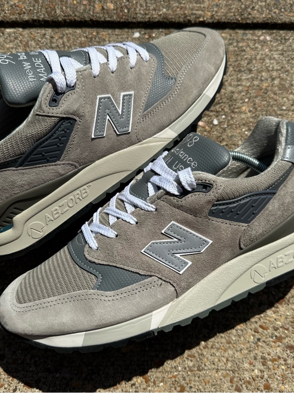 New balance 998 classic grey men’s 11